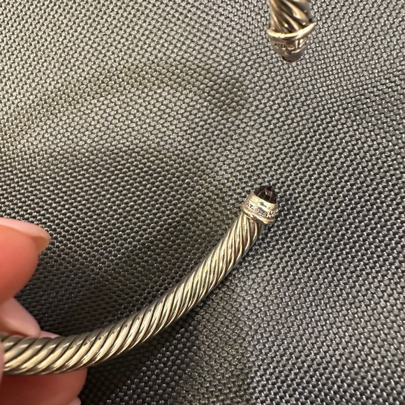 HOLD: David Yurman Amethyst and Diamond Bracelet - Picture 5 of 5
